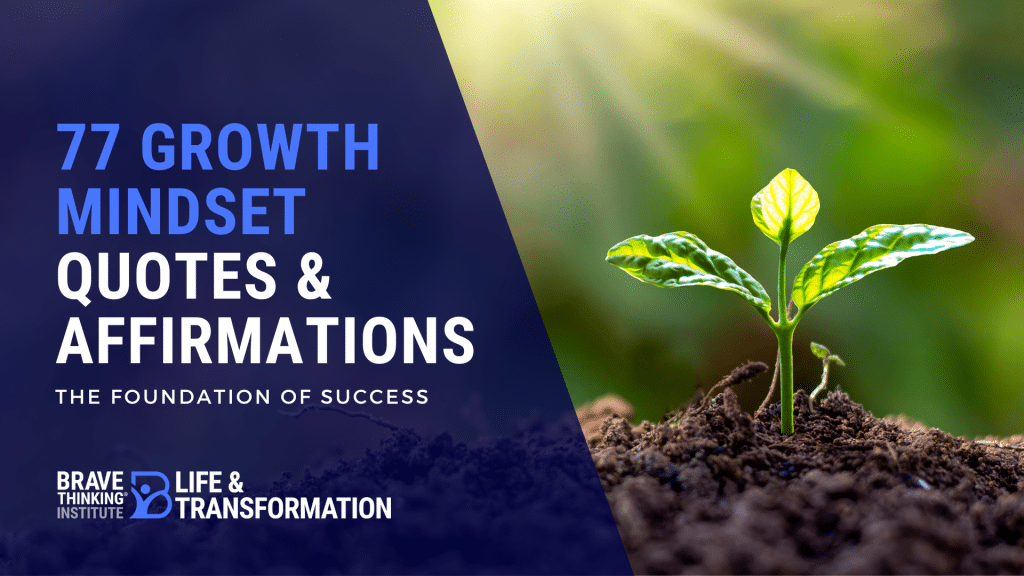 Title Image: 77 Growth Mindset Quotes | Growth Mindset Affirmations
