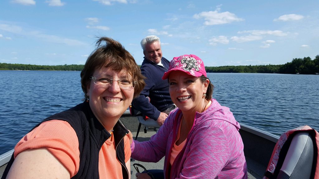 Anne Prinz fishing in a lake success story