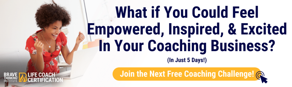 what if you could feel empowered, inspired, and excited in your coaching business? in just 5 days
