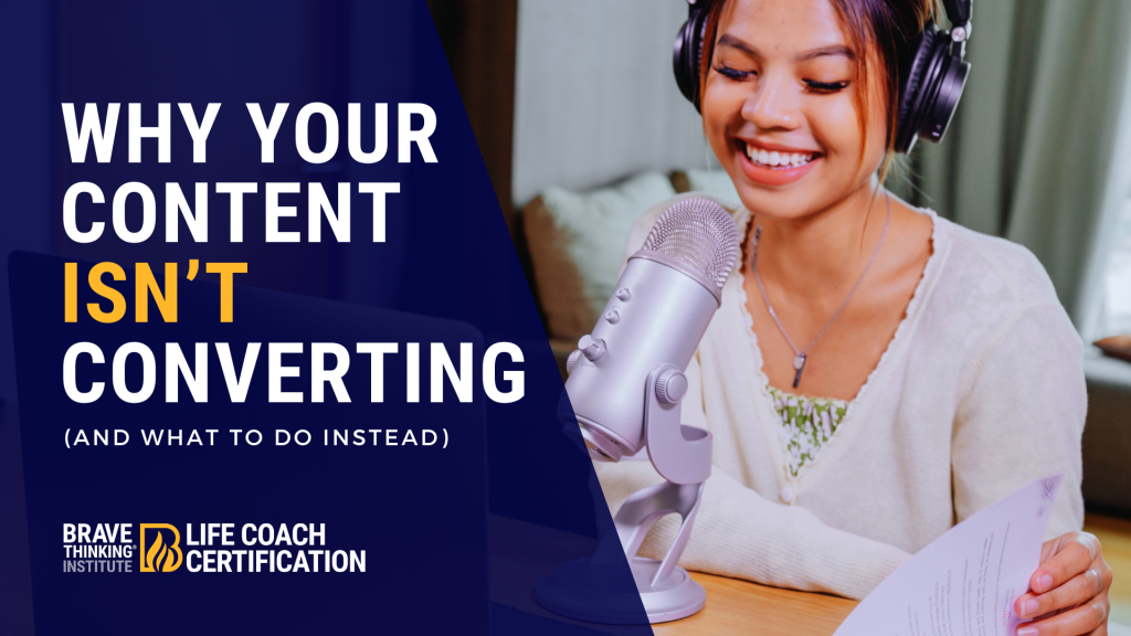 content that converts for coaches