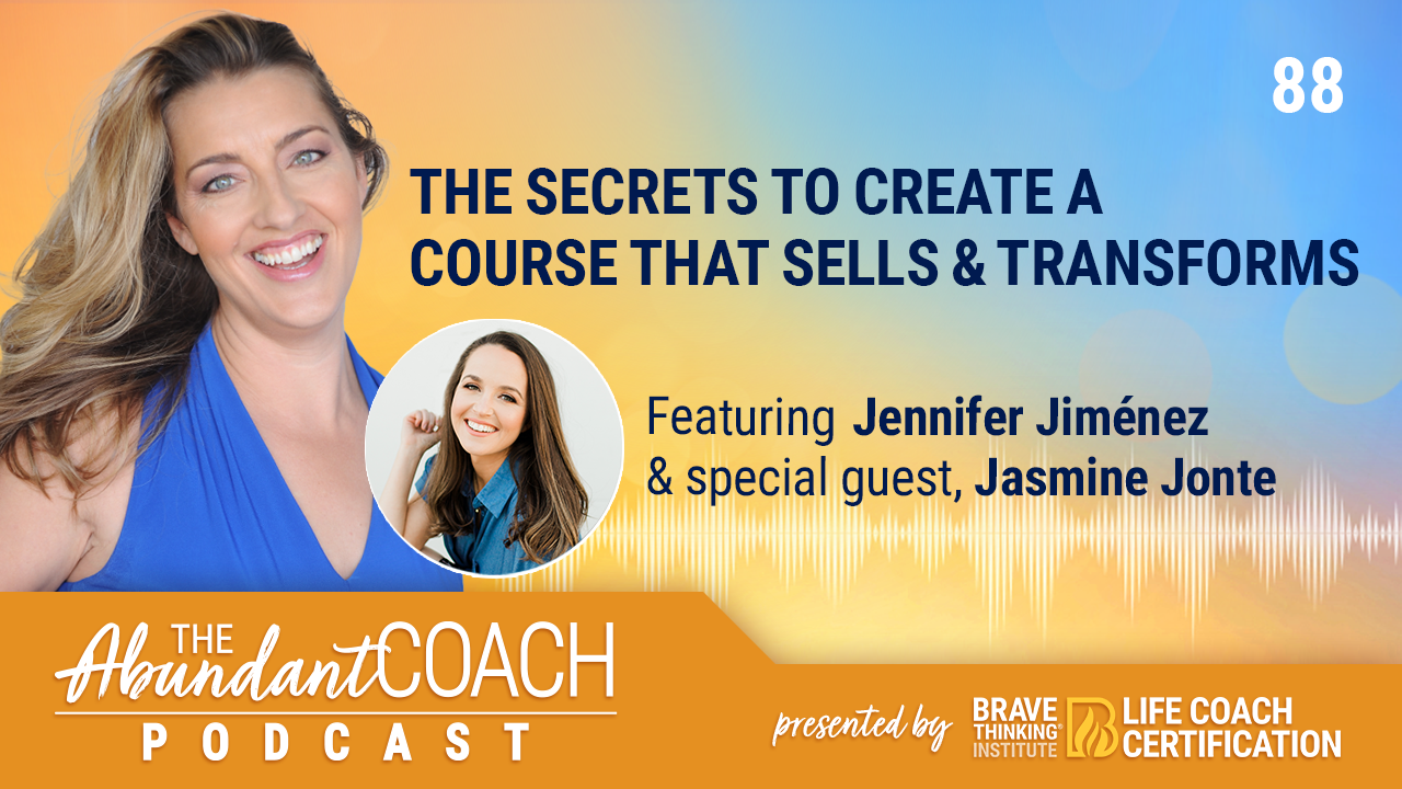 create a course that sells with jasmine jonte